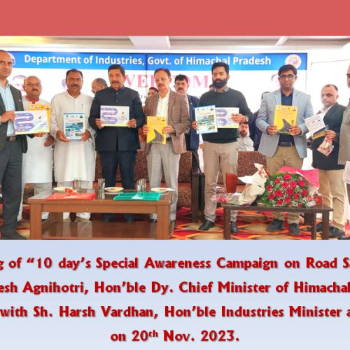 10 days special awareness campaign on road safety w.e.f. 20th to 30th Nov. 2023